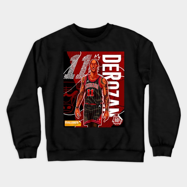 Demar Derozan Crewneck Sweatshirt by Vallegrito